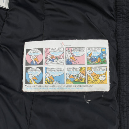 GIE ダウンコート ナイロン ネイビー モンクレール アウター MONCLER
