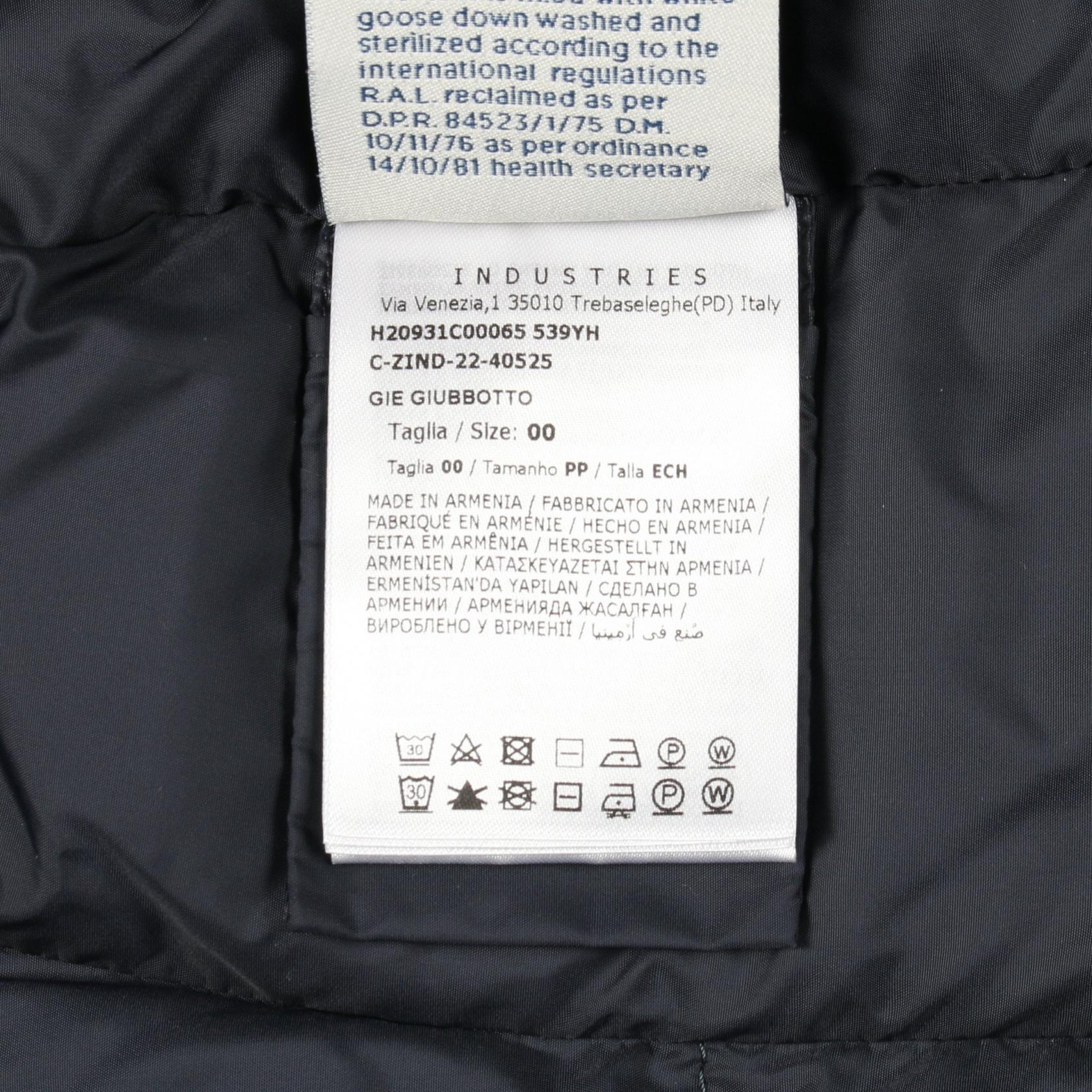 GIE ダウンコート ナイロン ネイビー モンクレール アウター MONCLER