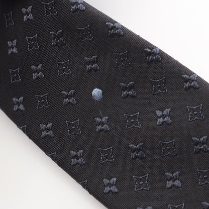 モノグラム ネクタイ 総柄 シルク ダークグレー ネイビー ルイヴィトン 財布・小物 LOUIS VUITTON
