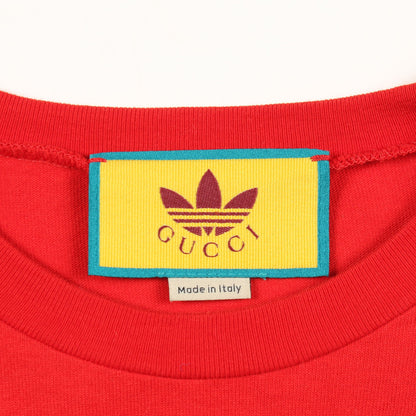 GUCCI × adidas 長袖Tシャツ コットン レッド マルチカラー グッチ トップス GUCCI