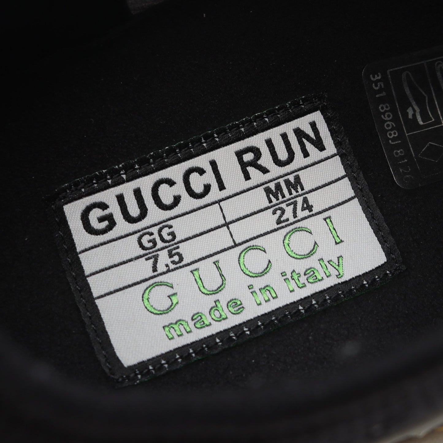インターロッキングG ランニングシューズ スニーカー ファブリック ブラック グッチ シューズ GUCCI