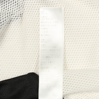 クロップド メッシュ 半袖Tシャツ クルーネック コットン ホワイト ブラック セリーヌ トップス CELINE