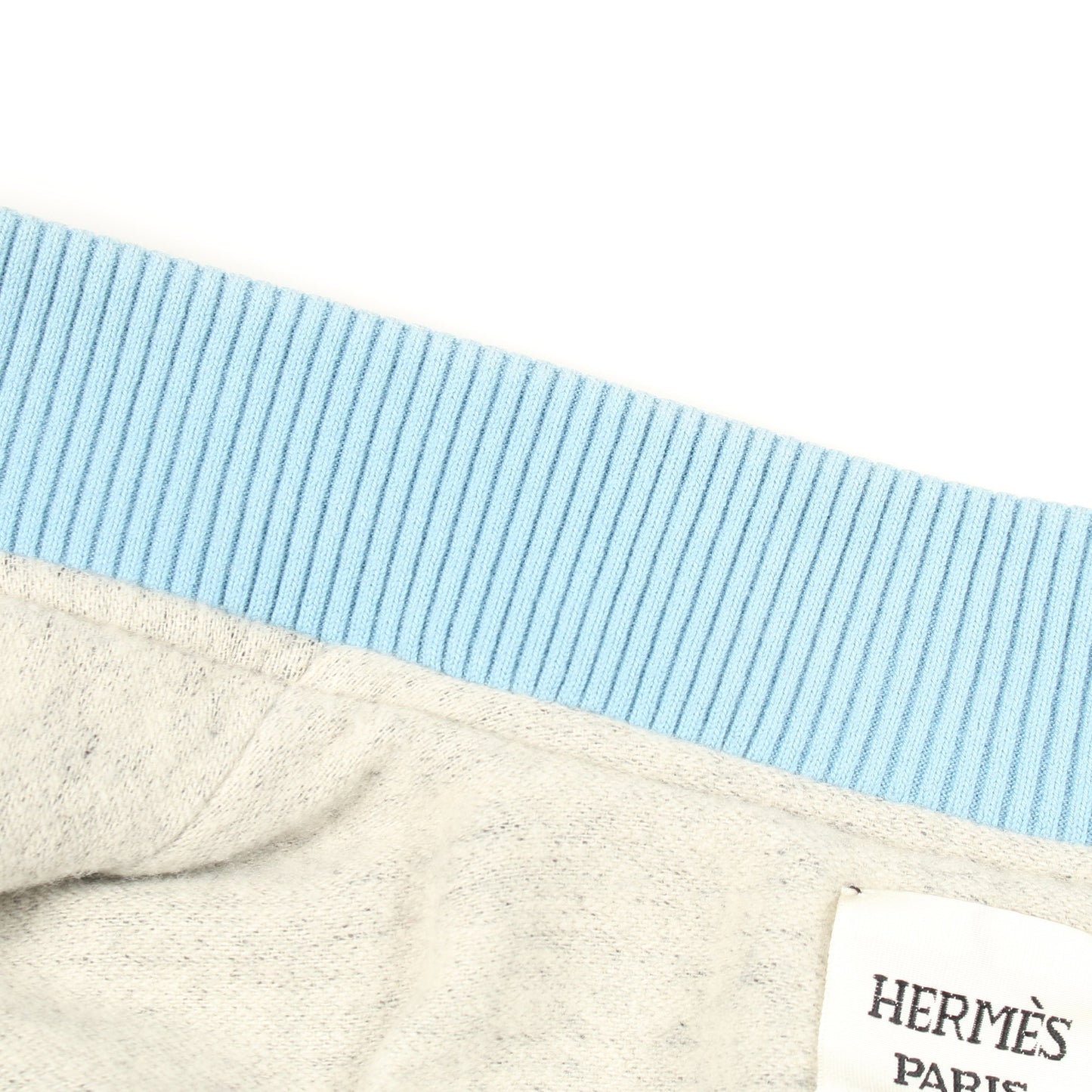 Eperon d'Or Finesse ブルゾン ボンバージャケット コットン ライトブルー エルメス アウター HERMES