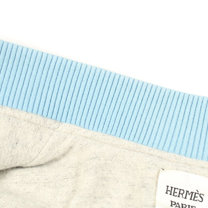 Eperon d'Or Finesse ブルゾン ボンバージャケット コットン ライトブルー エルメス アウター HERMES