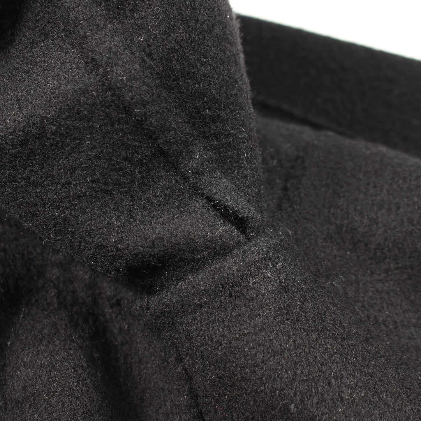 セリエボタン ダブルフェイス チェスターコート カシミヤ ブラック エルメス アウター HERMES