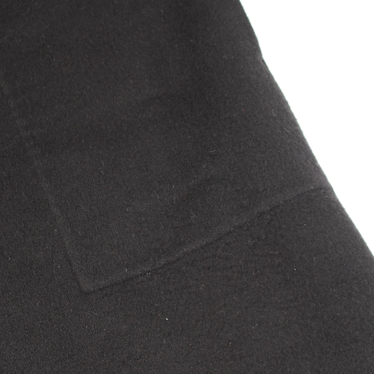 セリエボタン ダブルフェイス チェスターコート カシミヤ ブラック エルメス アウター HERMES