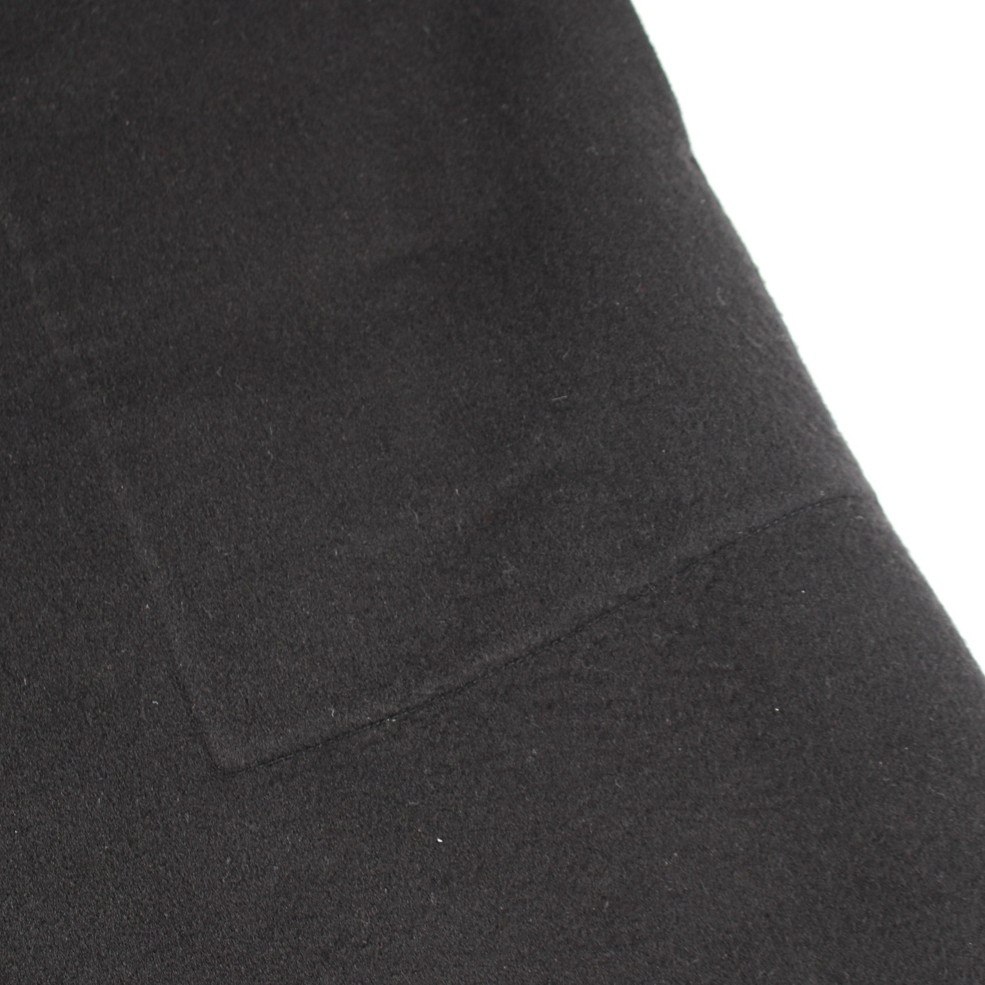 セリエボタン ダブルフェイス チェスターコート カシミヤ ブラック エルメス アウター HERMES