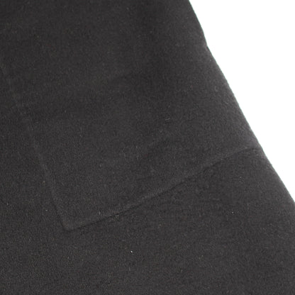 セリエボタン ダブルフェイス チェスターコート カシミヤ ブラック エルメス アウター HERMES