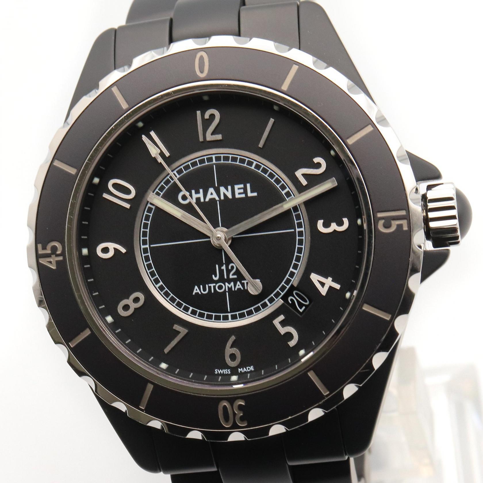 J12 メンズ 腕時計 自動巻き セラミック ブラック シャネル 時計 CHANEL