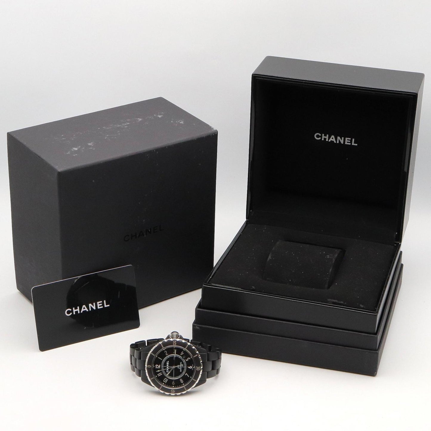 J12 メンズ 腕時計 自動巻き セラミック ブラック シャネル 時計 CHANEL