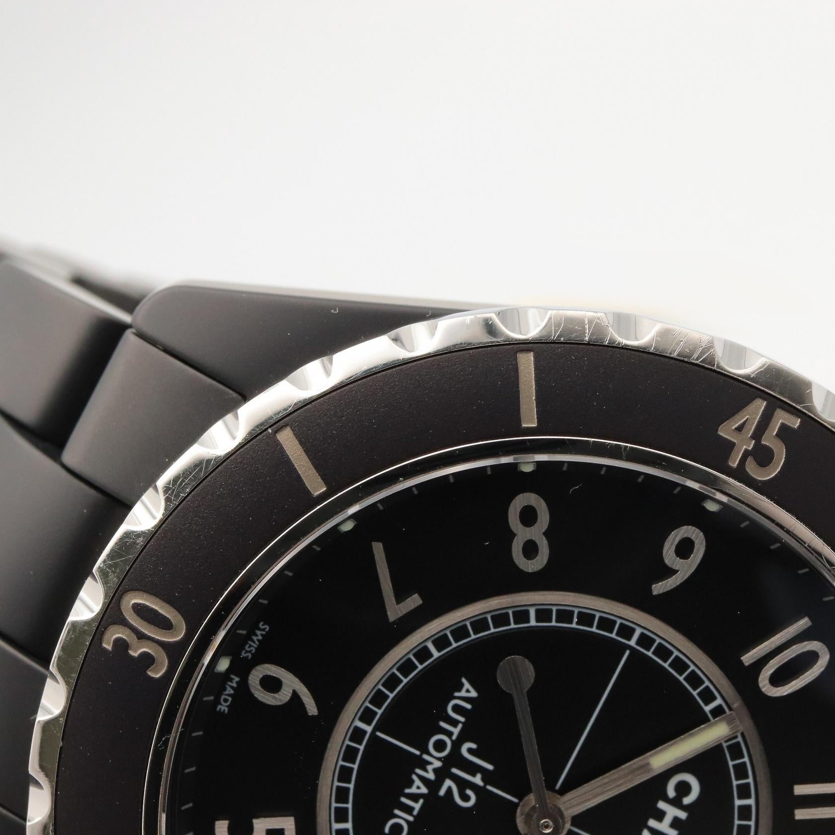 J12 メンズ 腕時計 自動巻き セラミック ブラック シャネル 時計 CHANEL