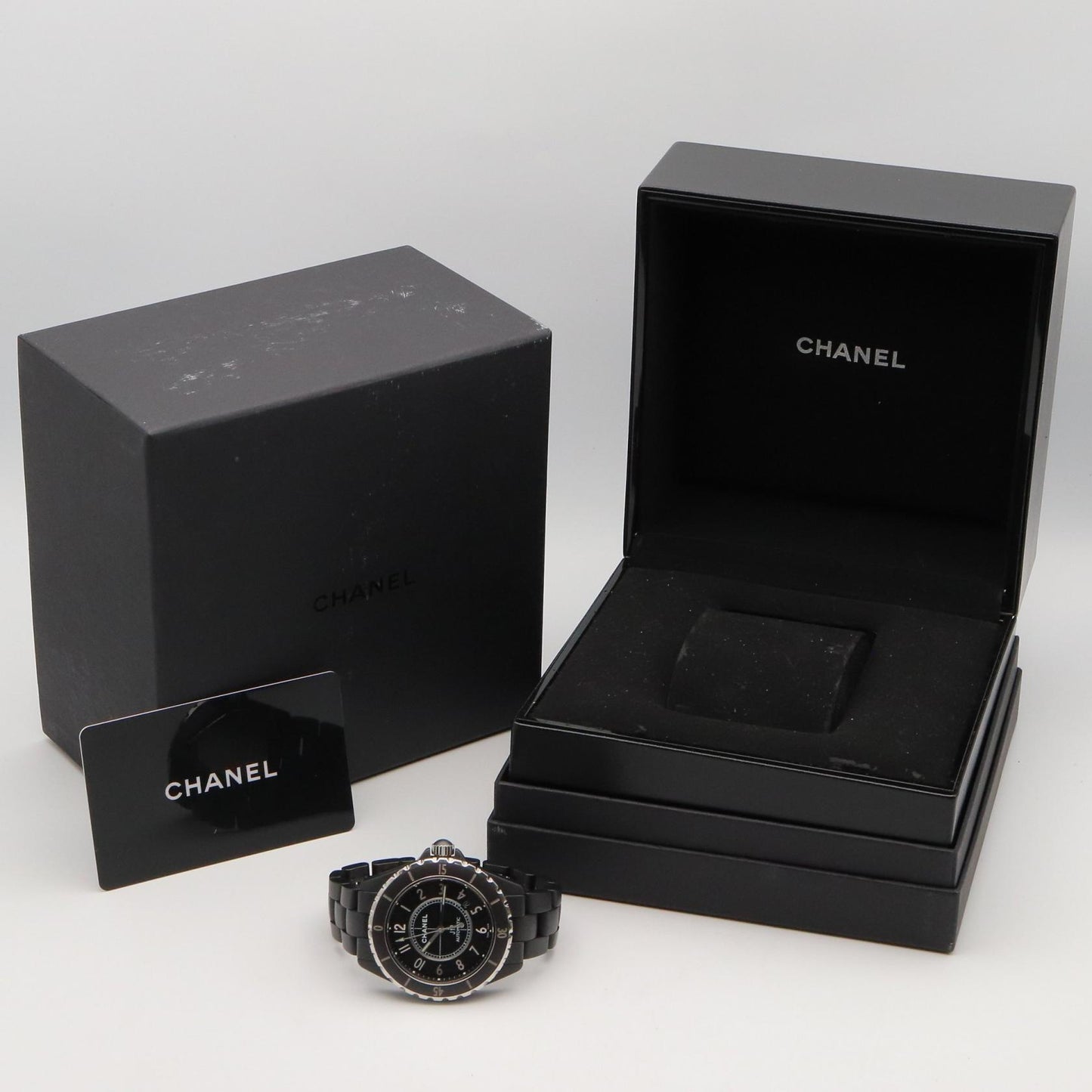 J12 メンズ 腕時計 自動巻き セラミック ブラック シャネル 時計 CHANEL