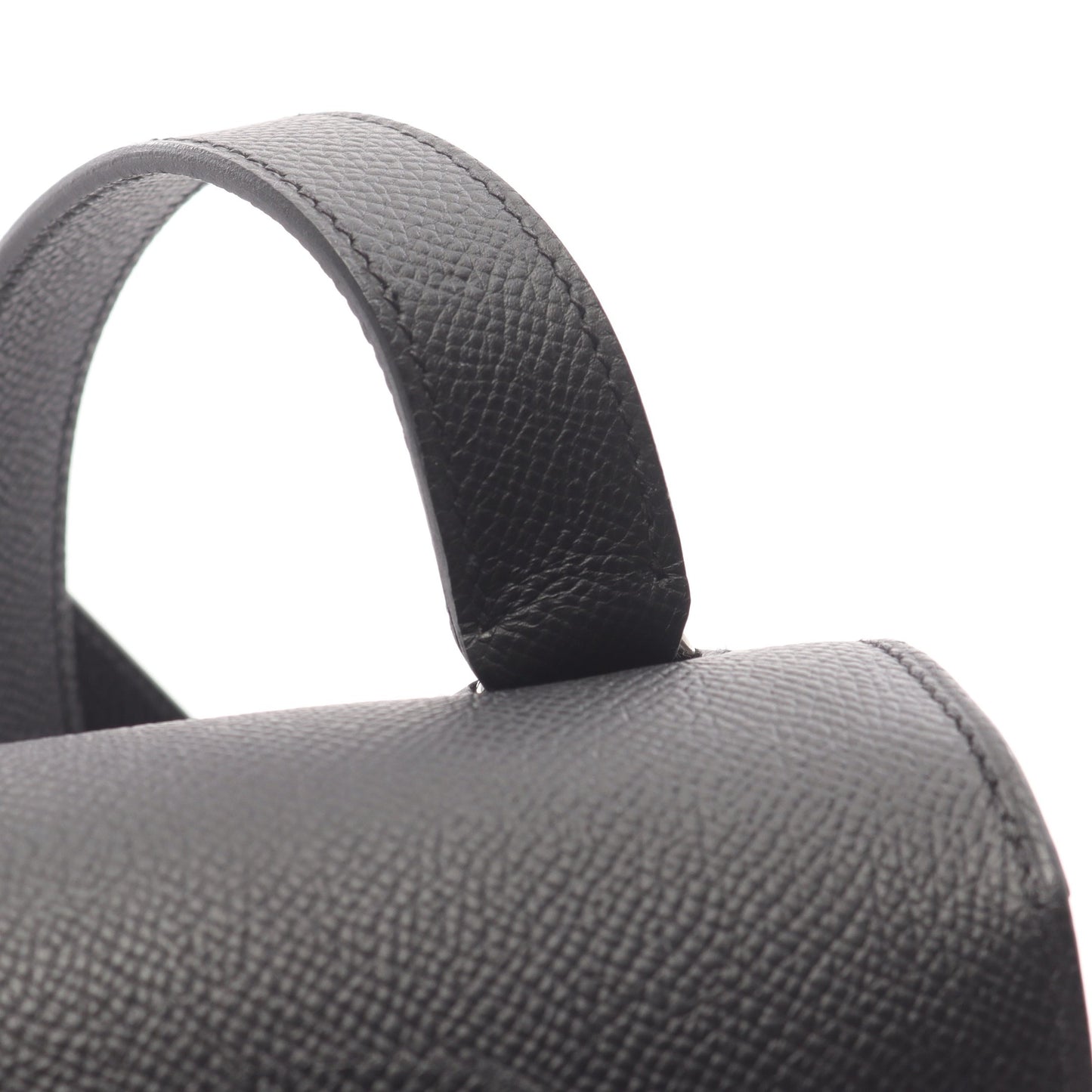 デッラ カヴァッレリア ミニ ショルダーバッグ ヴォーエプソン ブラック シルバー金具 U刻印 エルメス バッグ HERMES