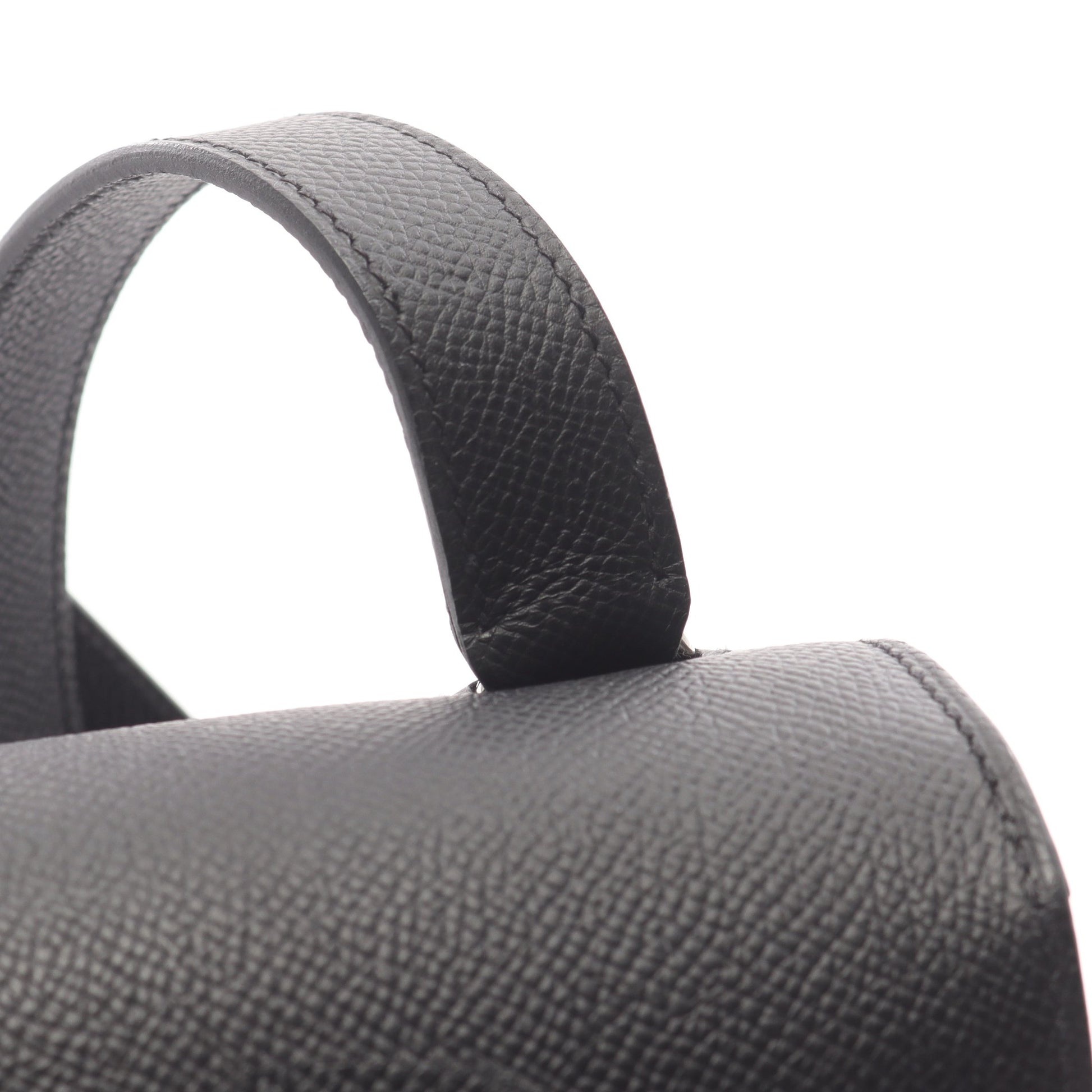 デッラ カヴァッレリア ミニ ショルダーバッグ ヴォーエプソン ブラック シルバー金具 U刻印 エルメス バッグ HERMES