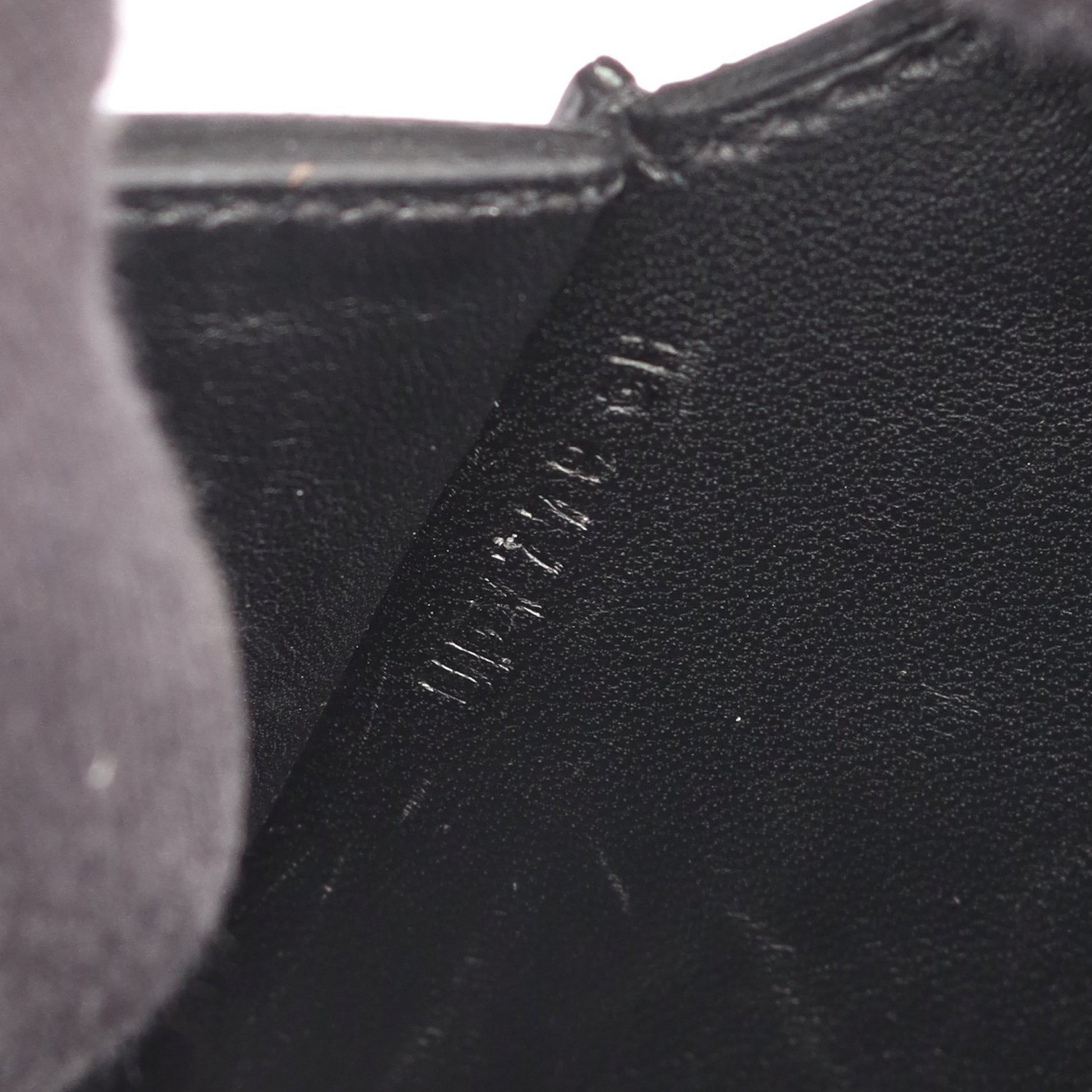 デッラ カヴァッレリア ミニ ショルダーバッグ ヴォーエプソン ブラック シルバー金具 U刻印 エルメス バッグ HERMES