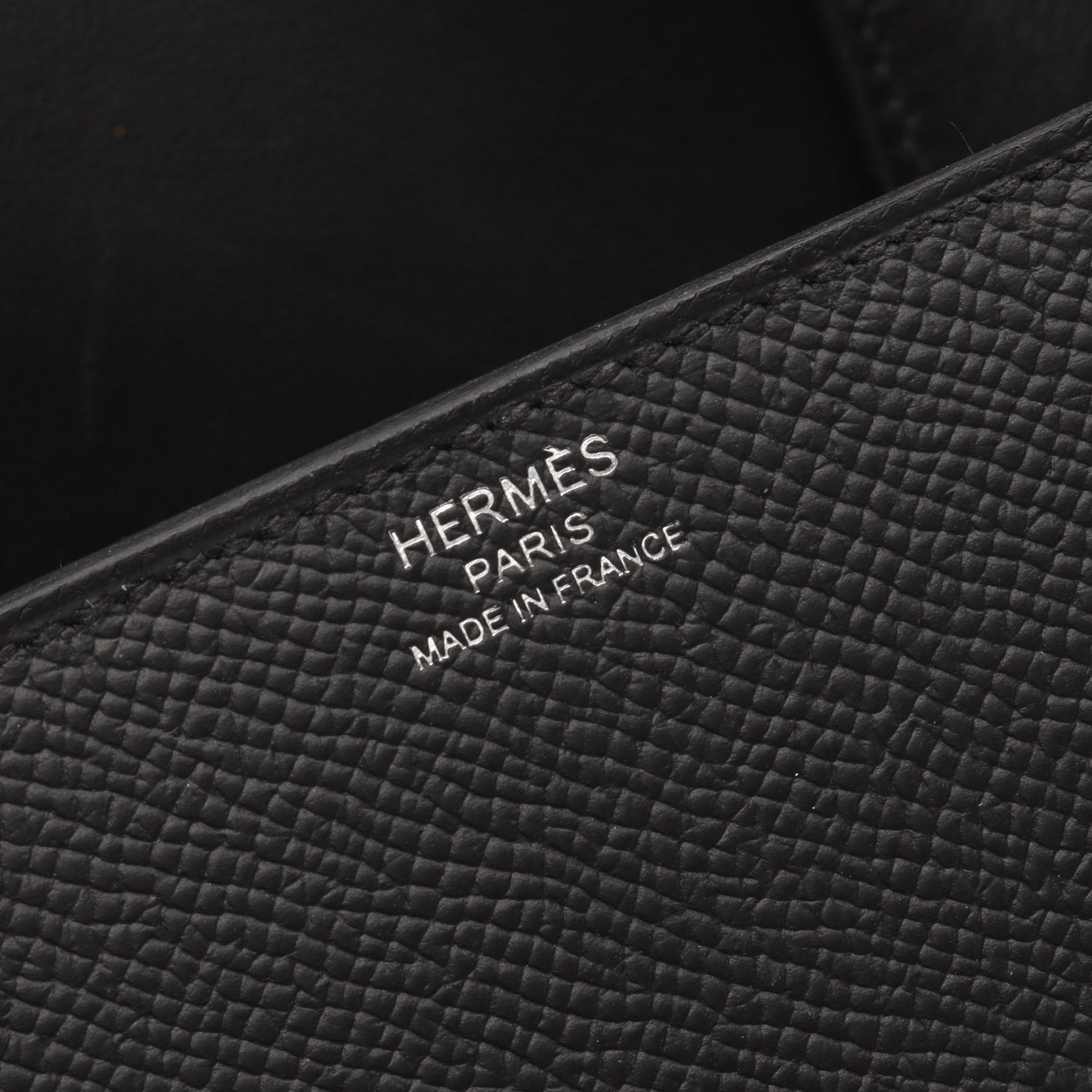 デッラ カヴァッレリア ミニ ショルダーバッグ ヴォーエプソン ブラック シルバー金具 U刻印 エルメス バッグ HERMES