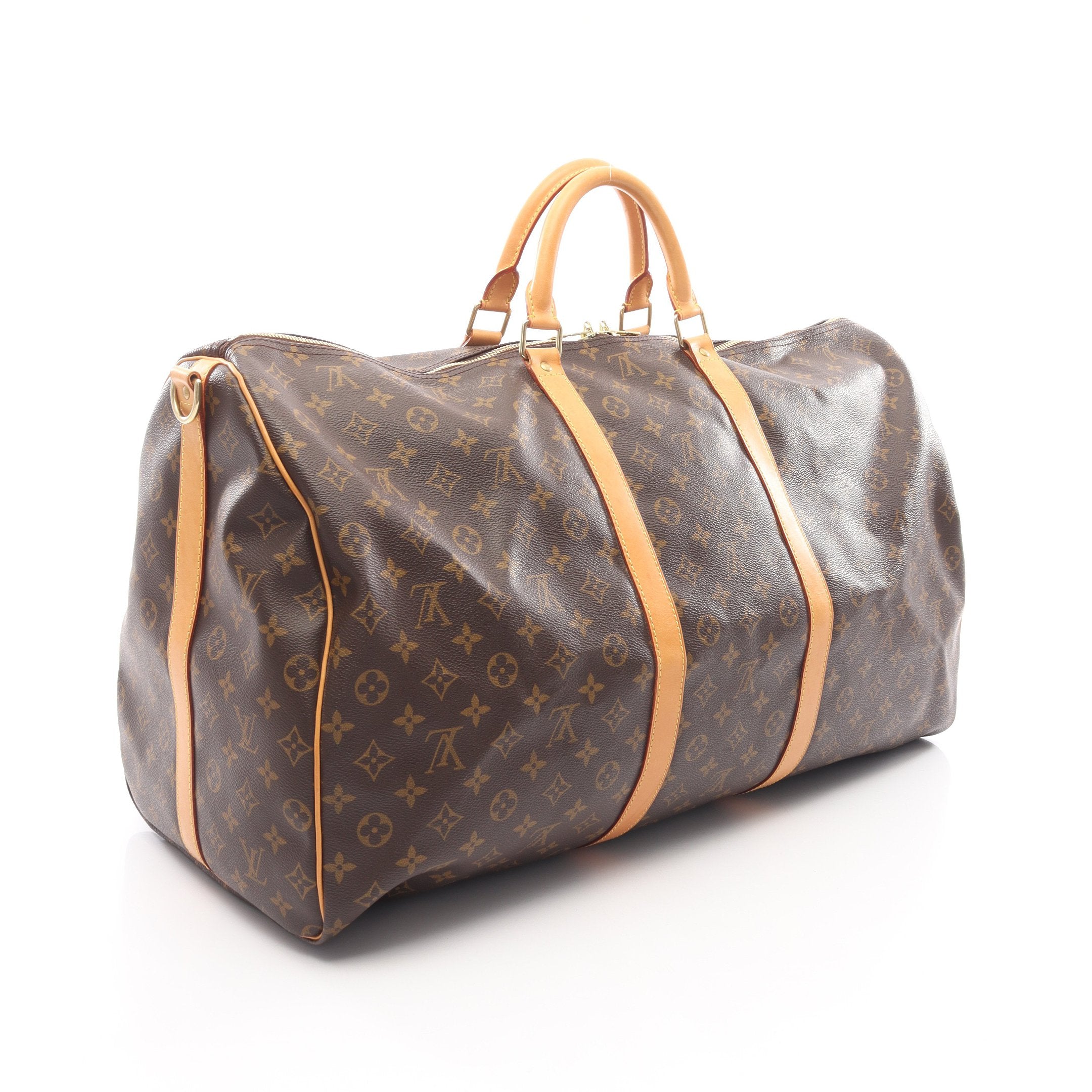 キーポル バンドリエール60 モノグラム ボストンバッグ PVC レザー