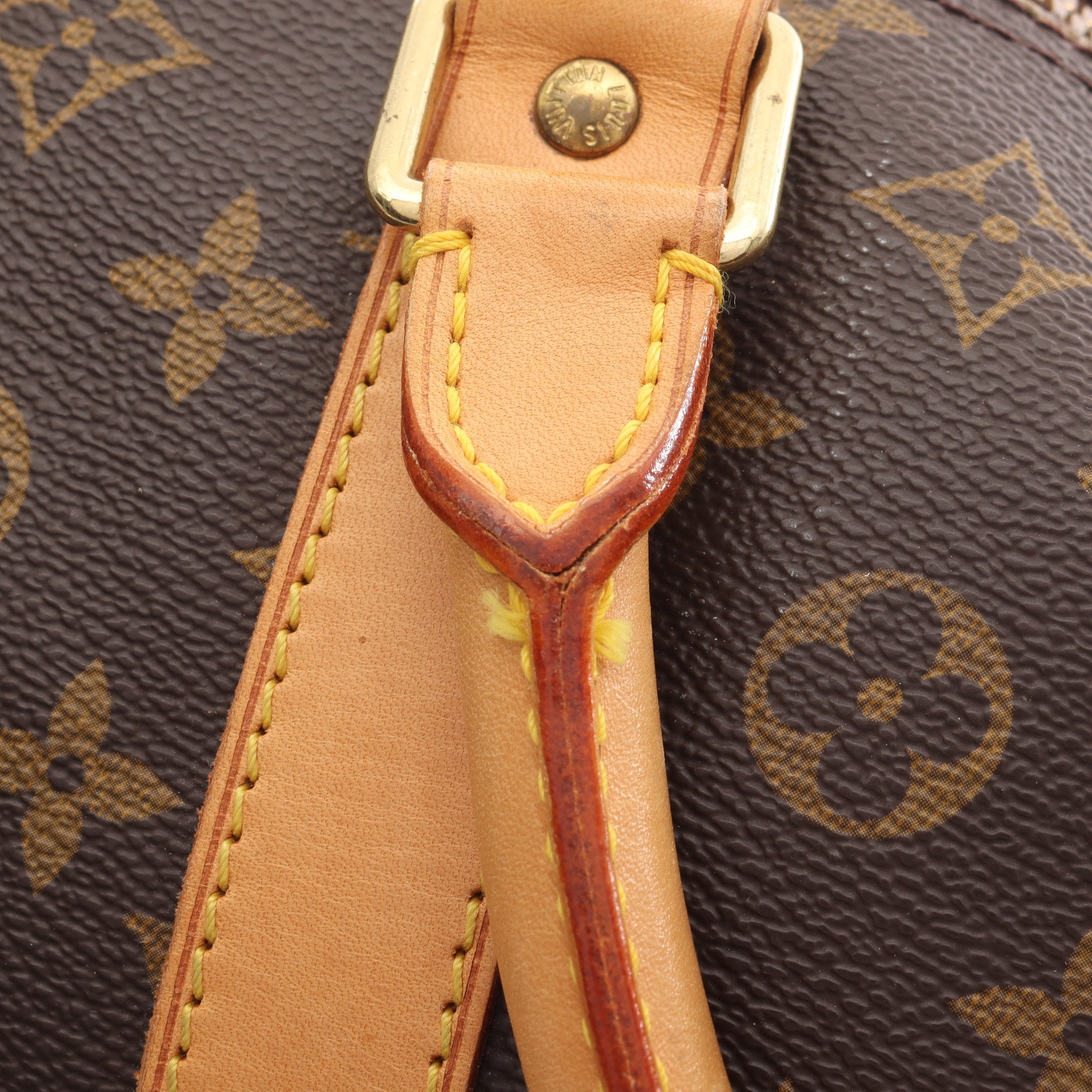 ルイヴィトン ボストンバッグ キーポル60 モノグラム トラベル PVC 革 茶 キーポル60 モノグラム ボストンバッグ PVC レザー ブラウン ルイ