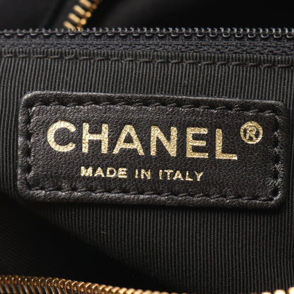 マトラッセ チェーンショルダーバッグ キャビアスキン ブラック ゴールド金具 シャネル バッグ CHANEL