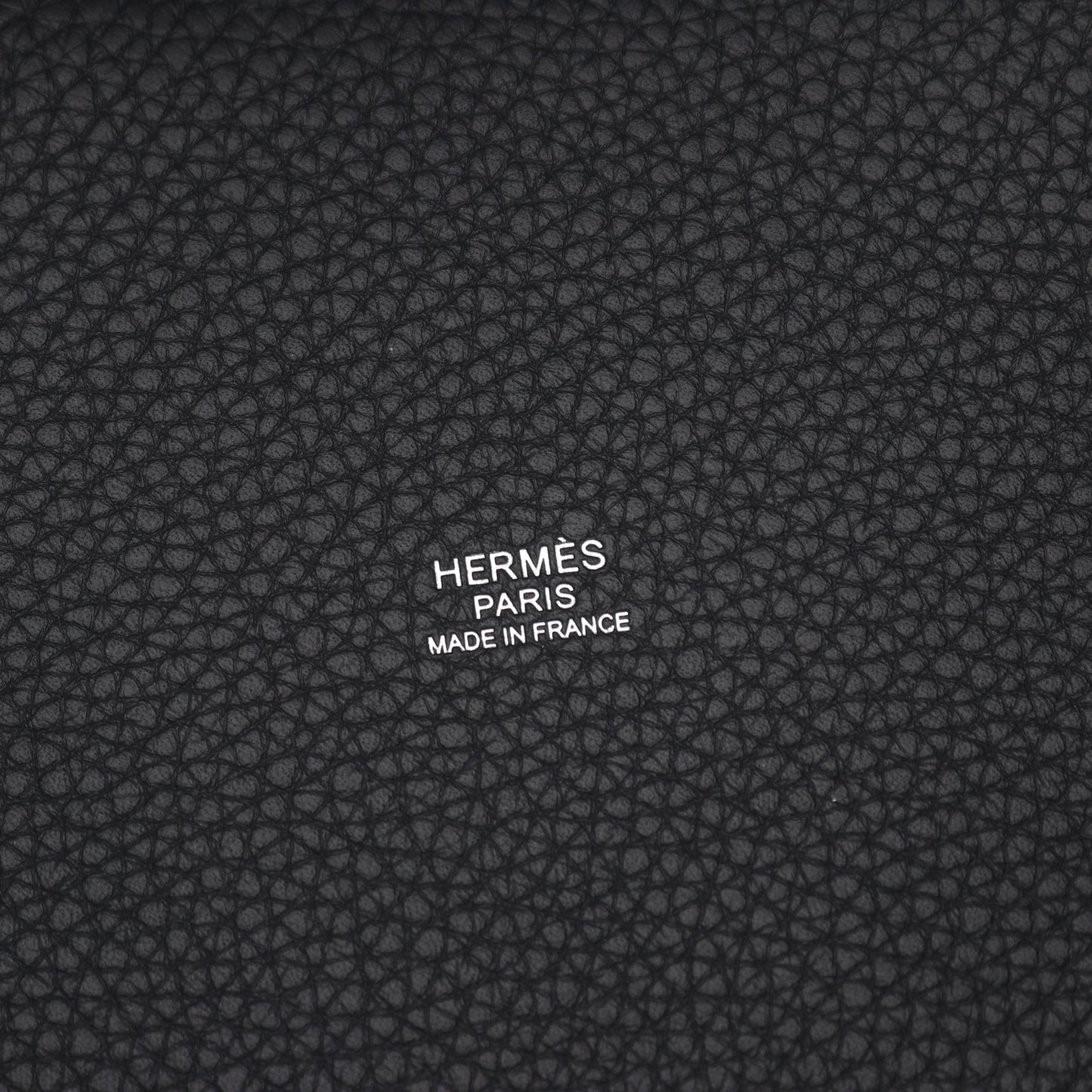 ピコタンロックPM キャバン ハンドバッグ トリヨンクレマンス ダークネイビー シルバー金具 K刻印 エルメス バッグ HERMES