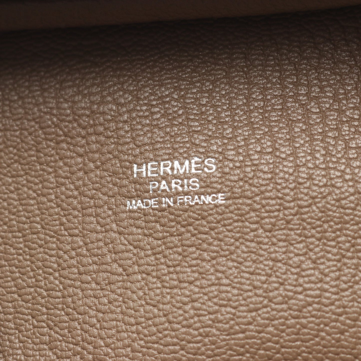 オムニバスPM エトゥープ ハンドバッグ トリヨンクレマンス グレーブラウン シルバー金具 □J刻印 エルメス バッグ HERMES