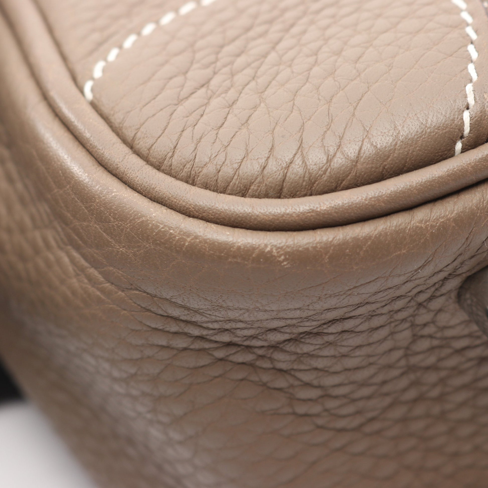 オムニバスPM エトゥープ ハンドバッグ トリヨンクレマンス グレーブラウン シルバー金具 □J刻印 エルメス バッグ HERMES