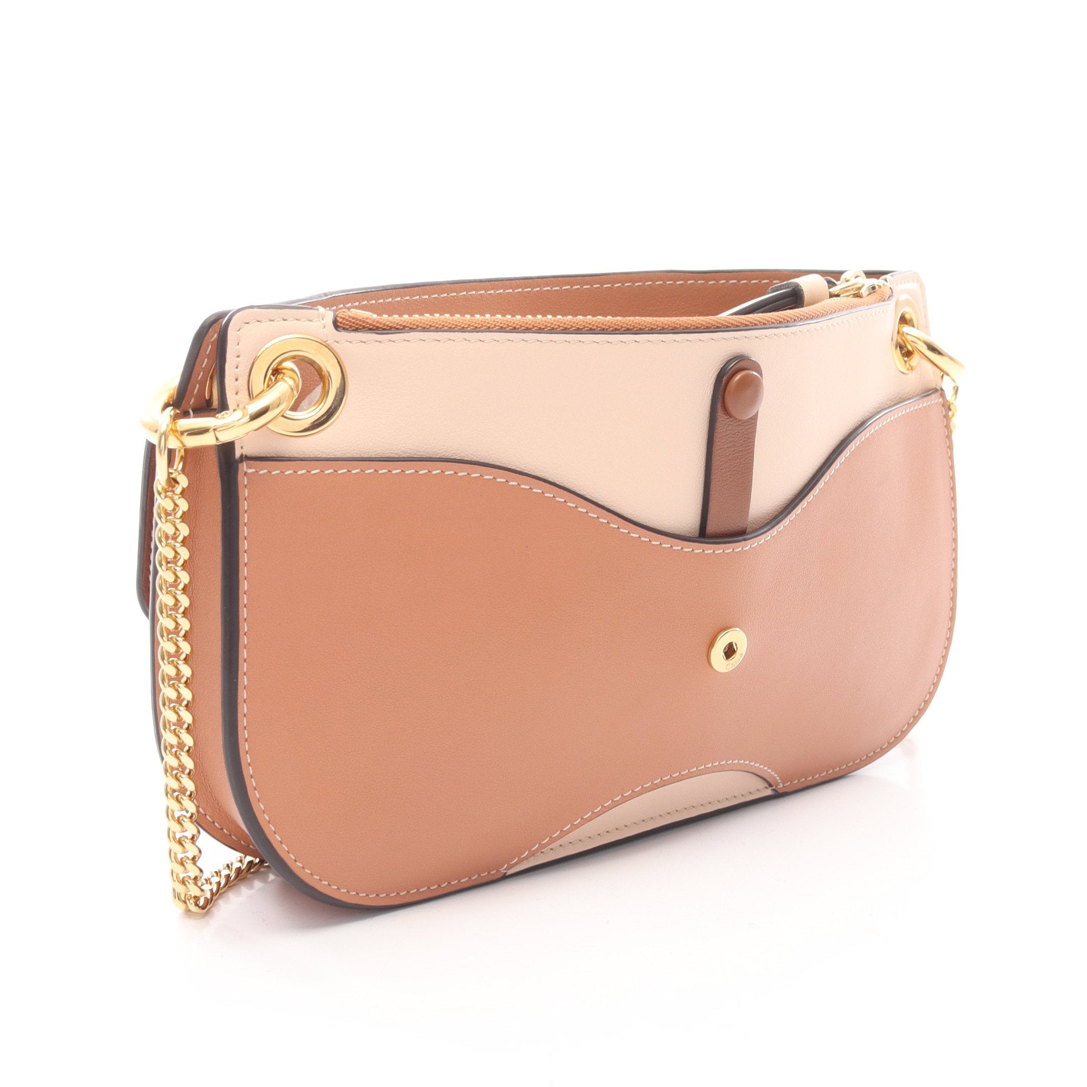 Chloé ショルダーバッグ チェーン ブラウン 美品 クロエ Chloe 【CHLOE】クロエ ショルダーバッグ ハンドバッグ テス