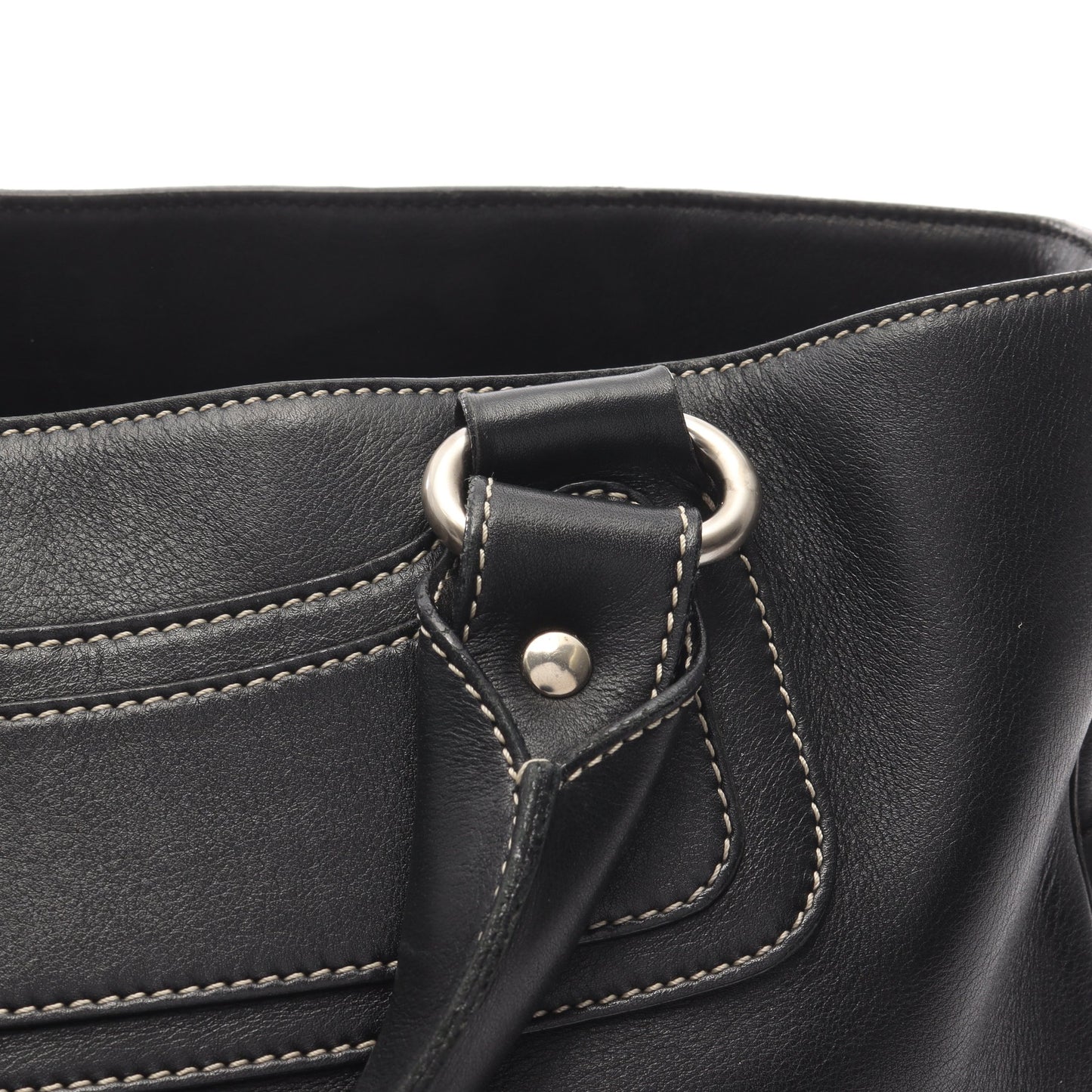 ブギーバッグ ハンドバッグ レザー ブラック セリーヌ バッグ CELINE