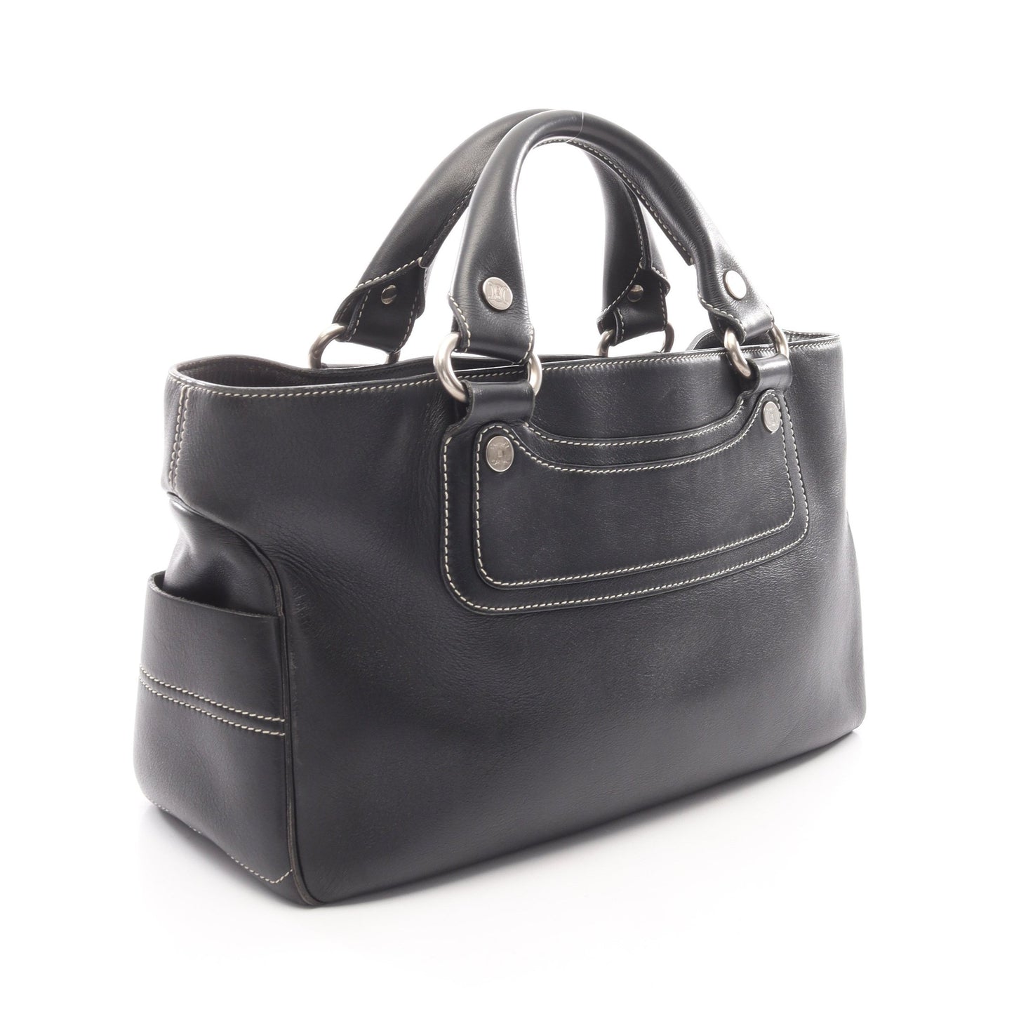 ブギーバッグ ハンドバッグ レザー ブラック セリーヌ バッグ CELINE