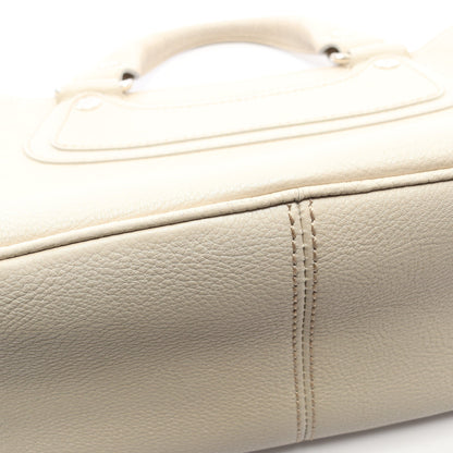 ブギーバッグ ハンドバッグ レザー オフホワイト セリーヌ バッグ CELINE