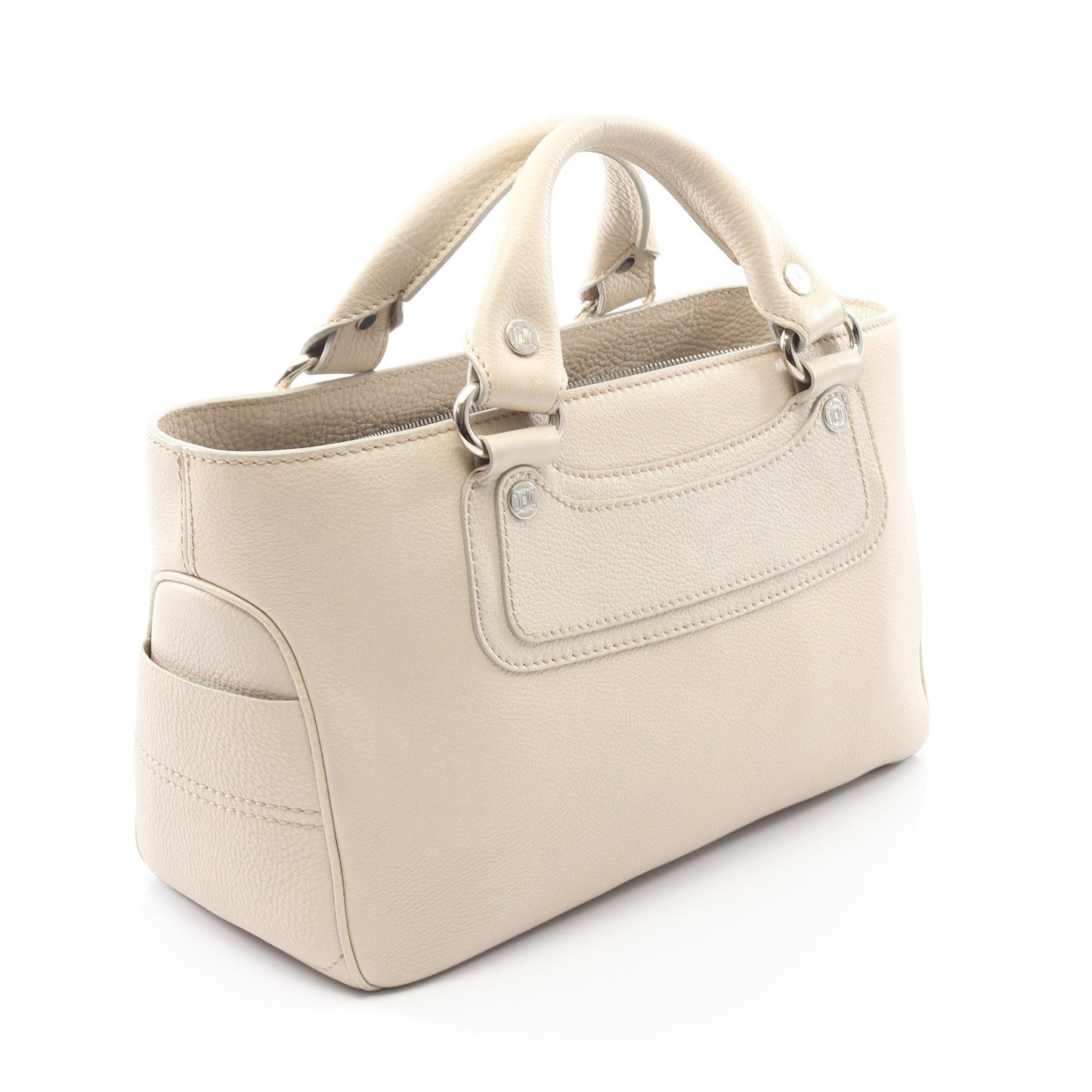 ブギーバッグ ハンドバッグ レザー オフホワイト セリーヌ バッグ CELINE