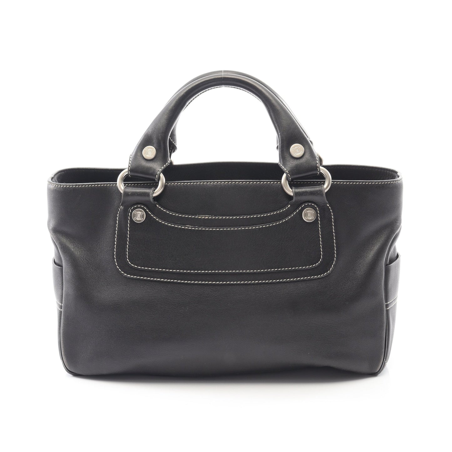 ブギーバッグ ハンドバッグ レザー ブラック セリーヌ バッグ CELINE