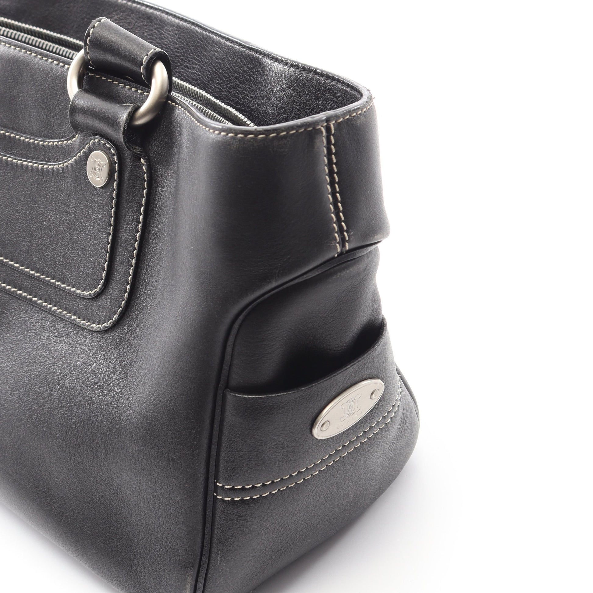 ブギーバッグ ハンドバッグ レザー ブラック セリーヌ バッグ CELINE