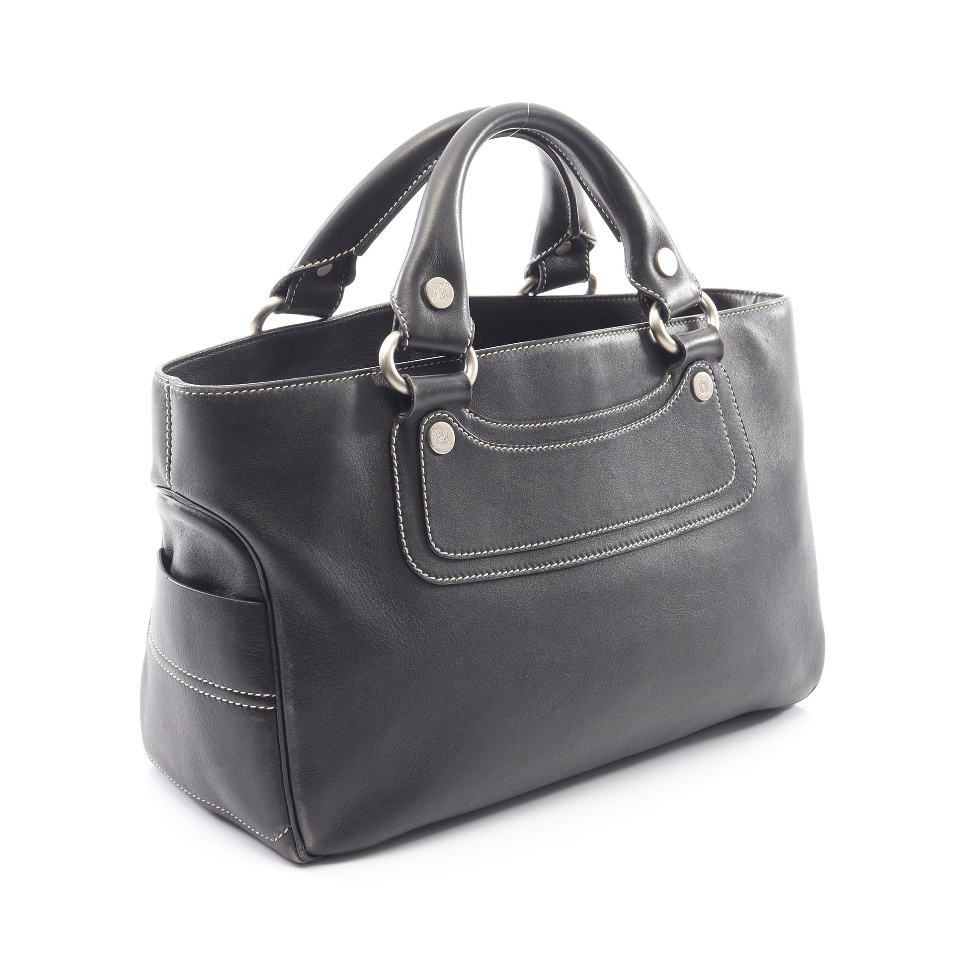 ブギーバッグ ハンドバッグ レザー ブラック セリーヌ バッグ CELINE