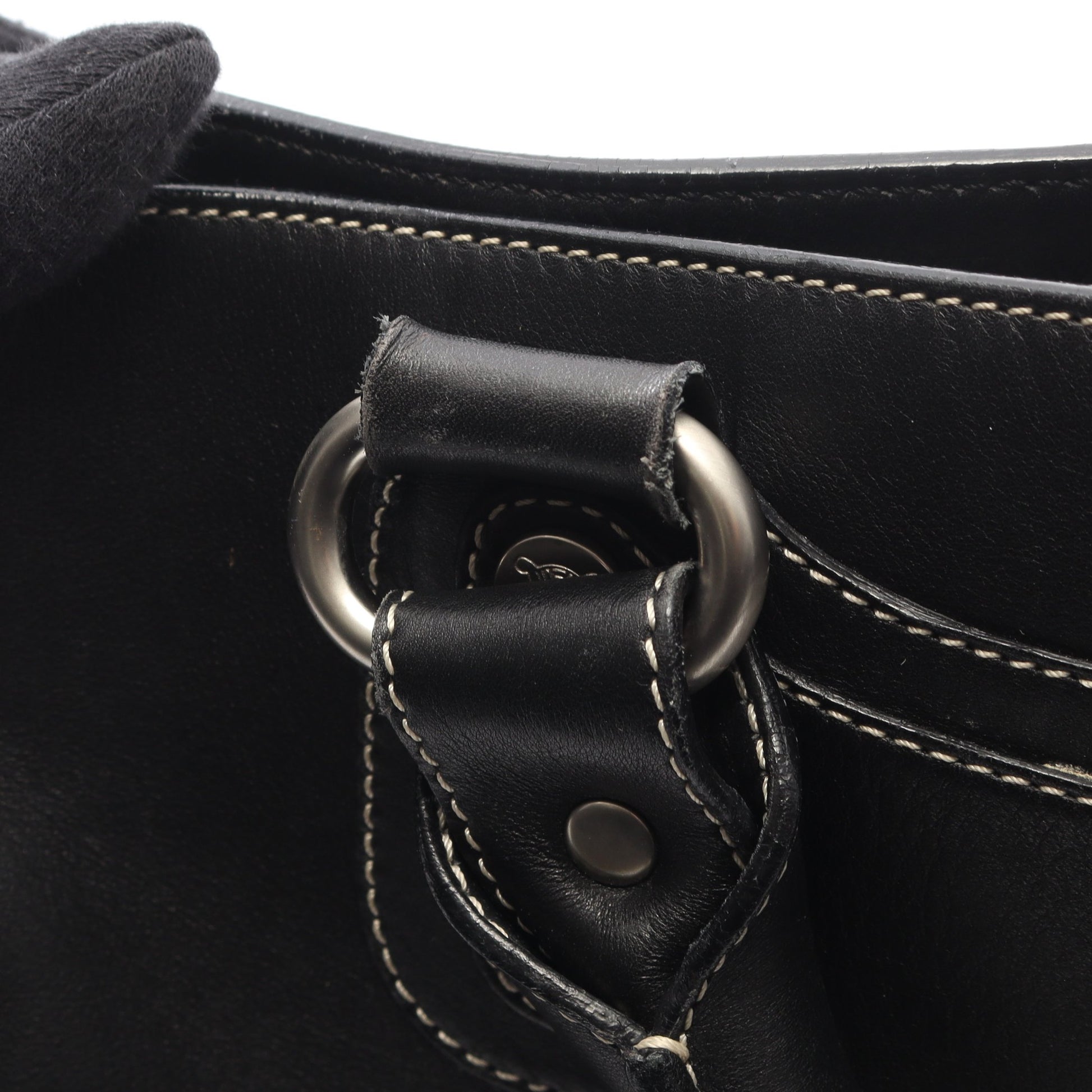 ブギーバッグ ハンドバッグ レザー ブラック セリーヌ バッグ CELINE