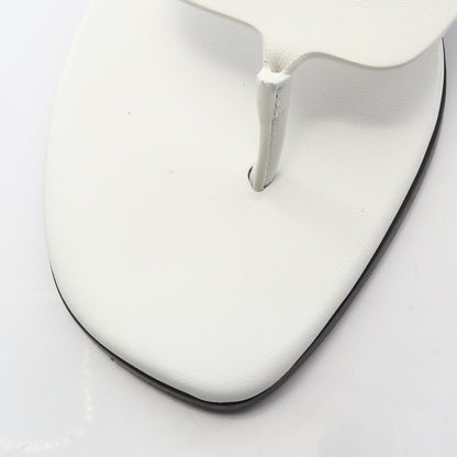 ギャラリー トングサンダル レザー ホワイト エルメス シューズ HERMES