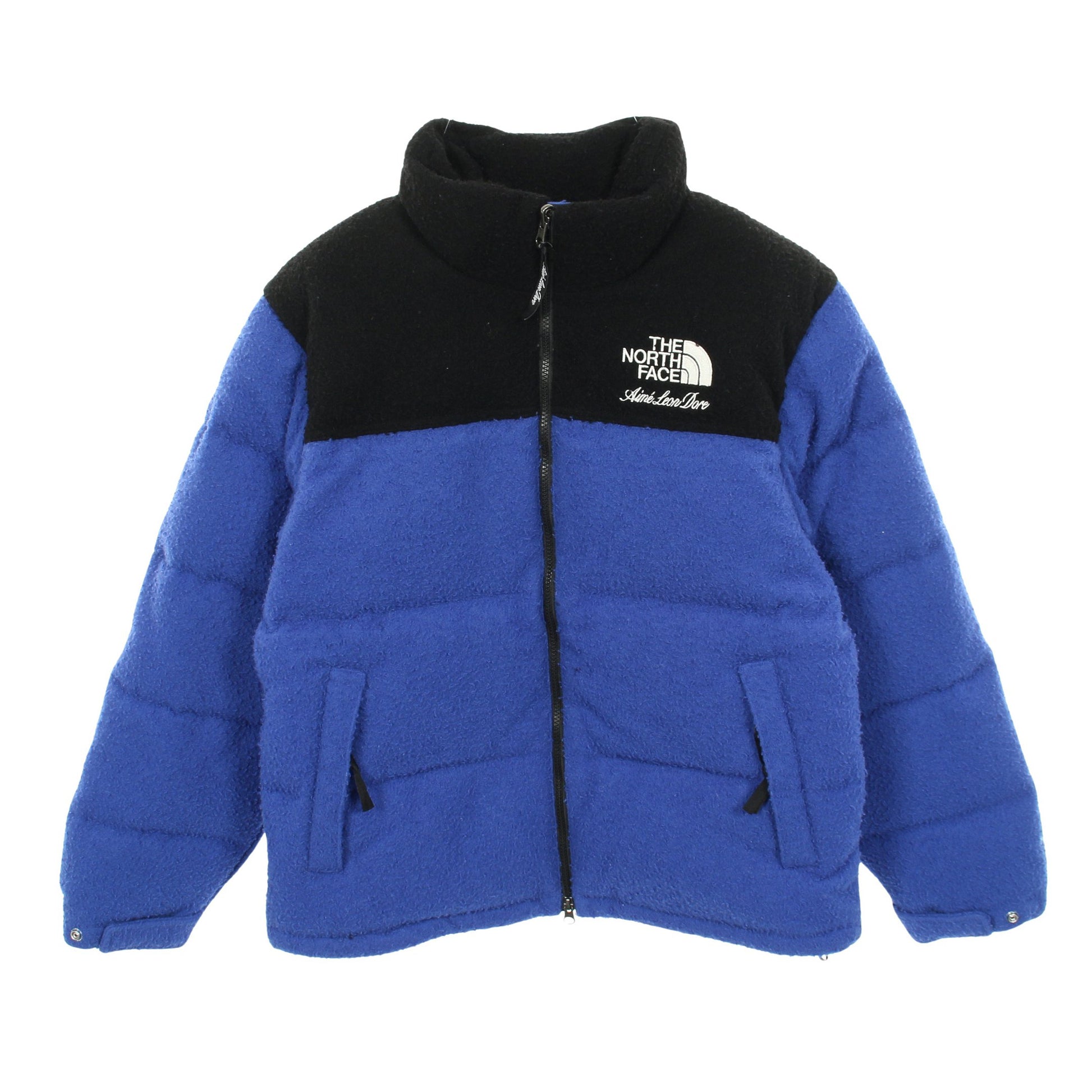 THE NORTH FACE × AIME LEON DORE カセンティーノヌプシジャケット ダウンジャケット ウール ブルー ブラック ザノースフェイス アウター THE NORTH FACE
