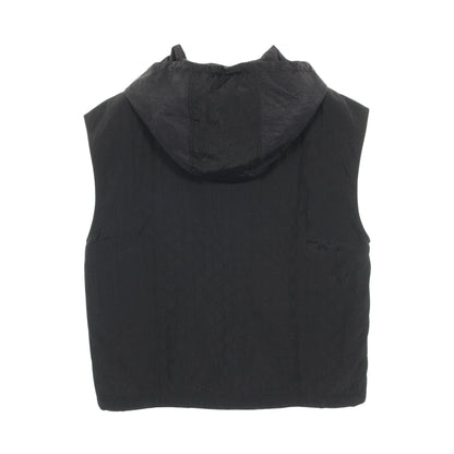GGナイロン ベスト ナイロン ブラック フード付き 中綿 グッチ アウター GUCCI