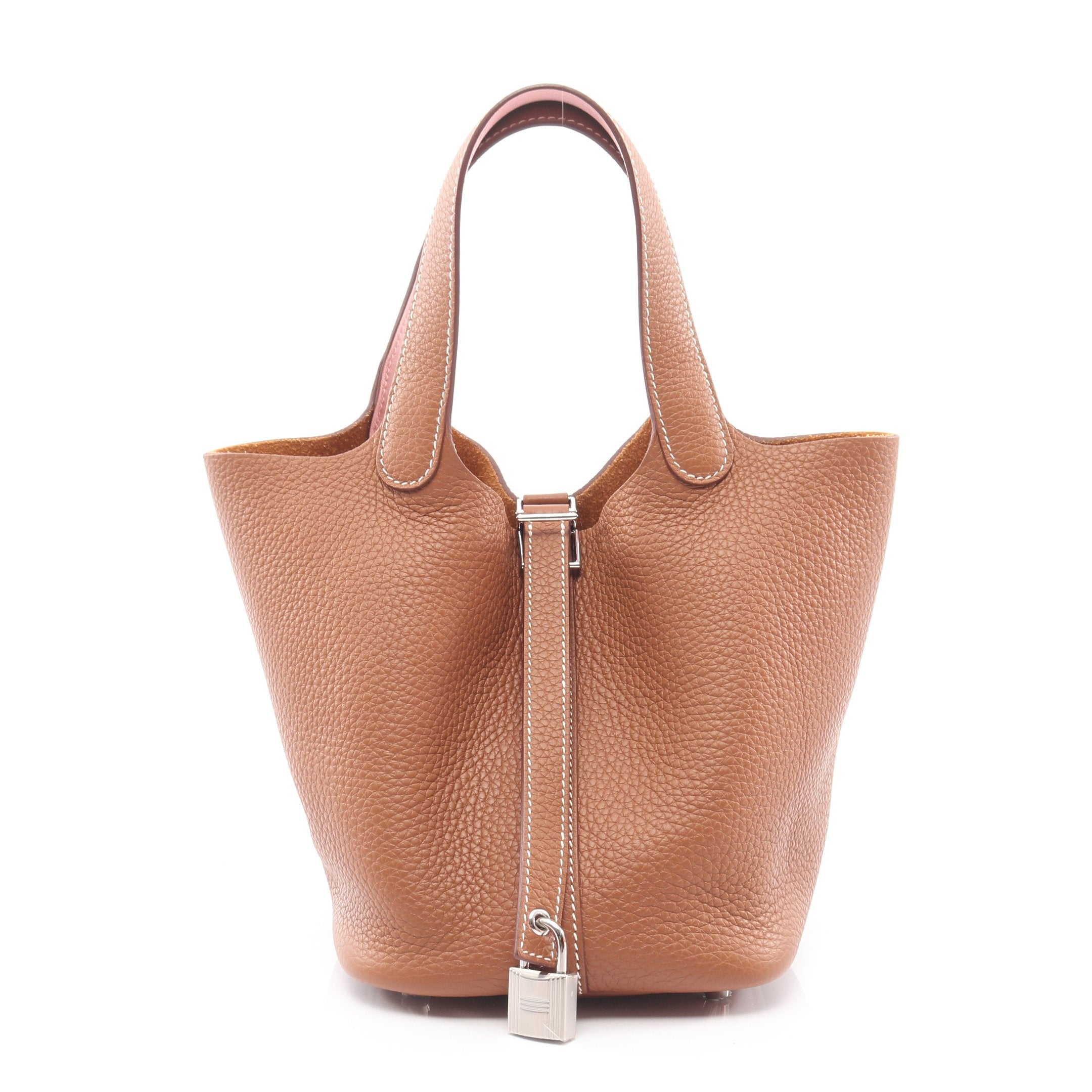 【最終値下げ】ボッコム ビタンゴ セミロング ブラウンバックパロット ピコタンロック エクラPM ゴールド ローズサクラ ハンドバッグ