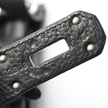 ジプシエール34 ショルダーバッグ トリヨンクレマンス ブラック シルバー金具 □L刻印 エルメス バッグ HERMES