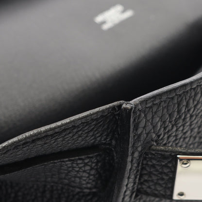 ジプシエール34 ショルダーバッグ トリヨンクレマンス ブラック シルバー金具 □L刻印 エルメス バッグ HERMES