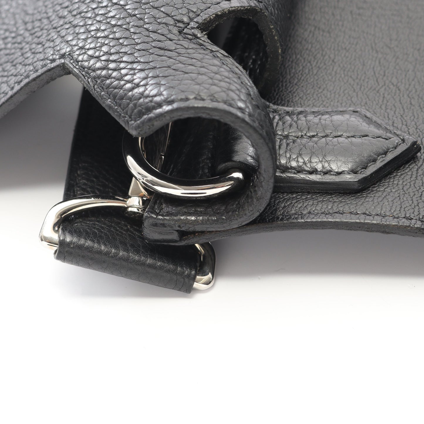 ジプシエール34 ショルダーバッグ トリヨンクレマンス ブラック シルバー金具 □L刻印 エルメス バッグ HERMES