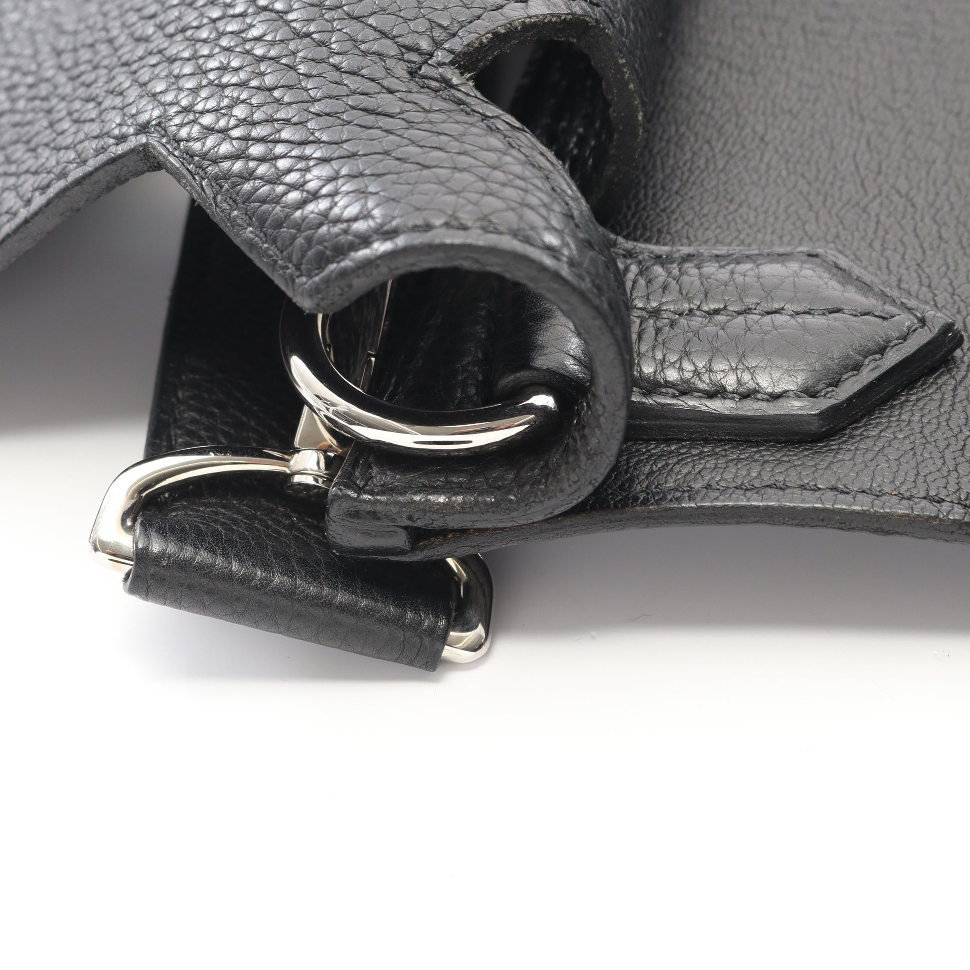 ジプシエール34 ショルダーバッグ トリヨンクレマンス ブラック シルバー金具 □L刻印 エルメス バッグ HERMES