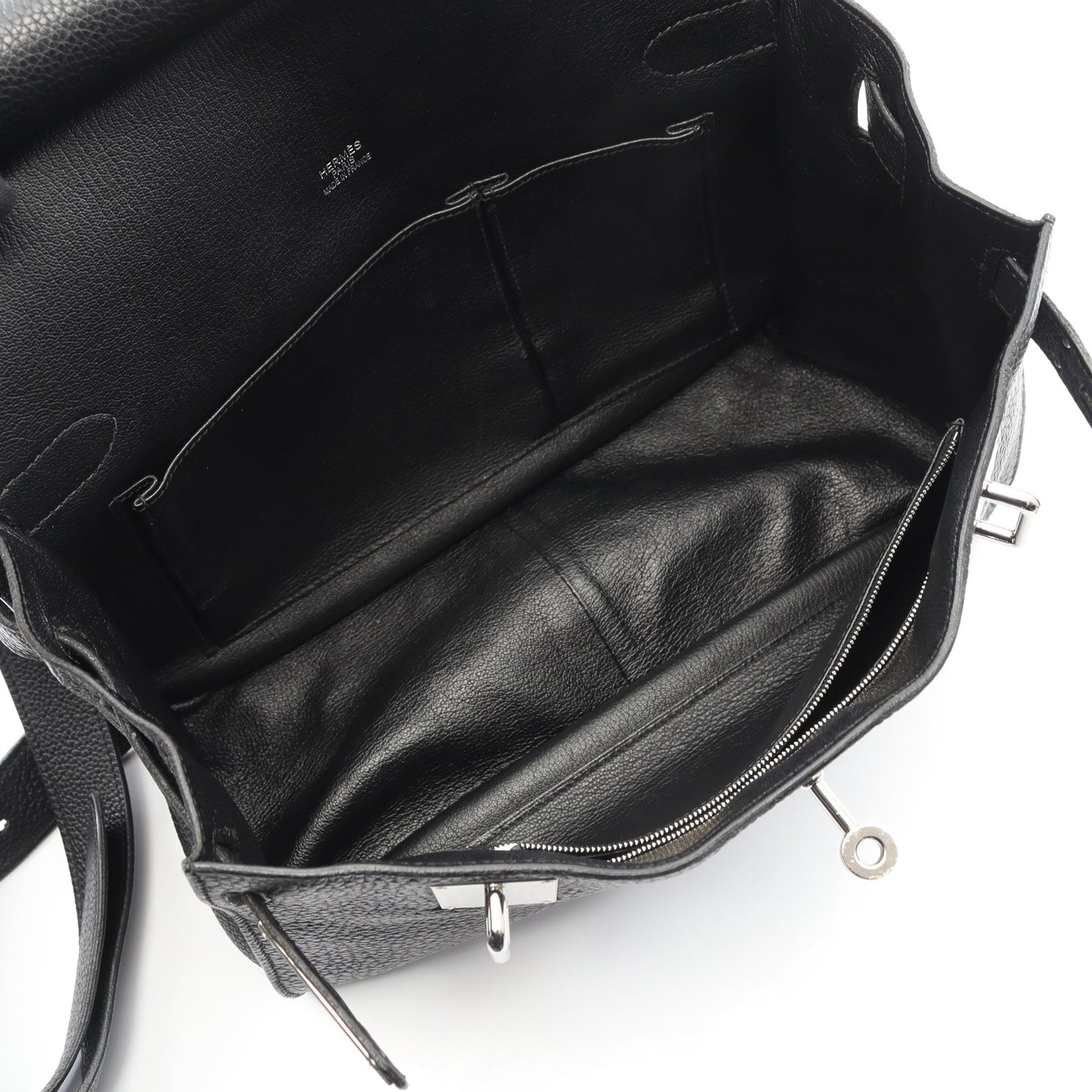 ジプシエール34 ショルダーバッグ トリヨンクレマンス ブラック シルバー金具 □L刻印 エルメス バッグ HERMES