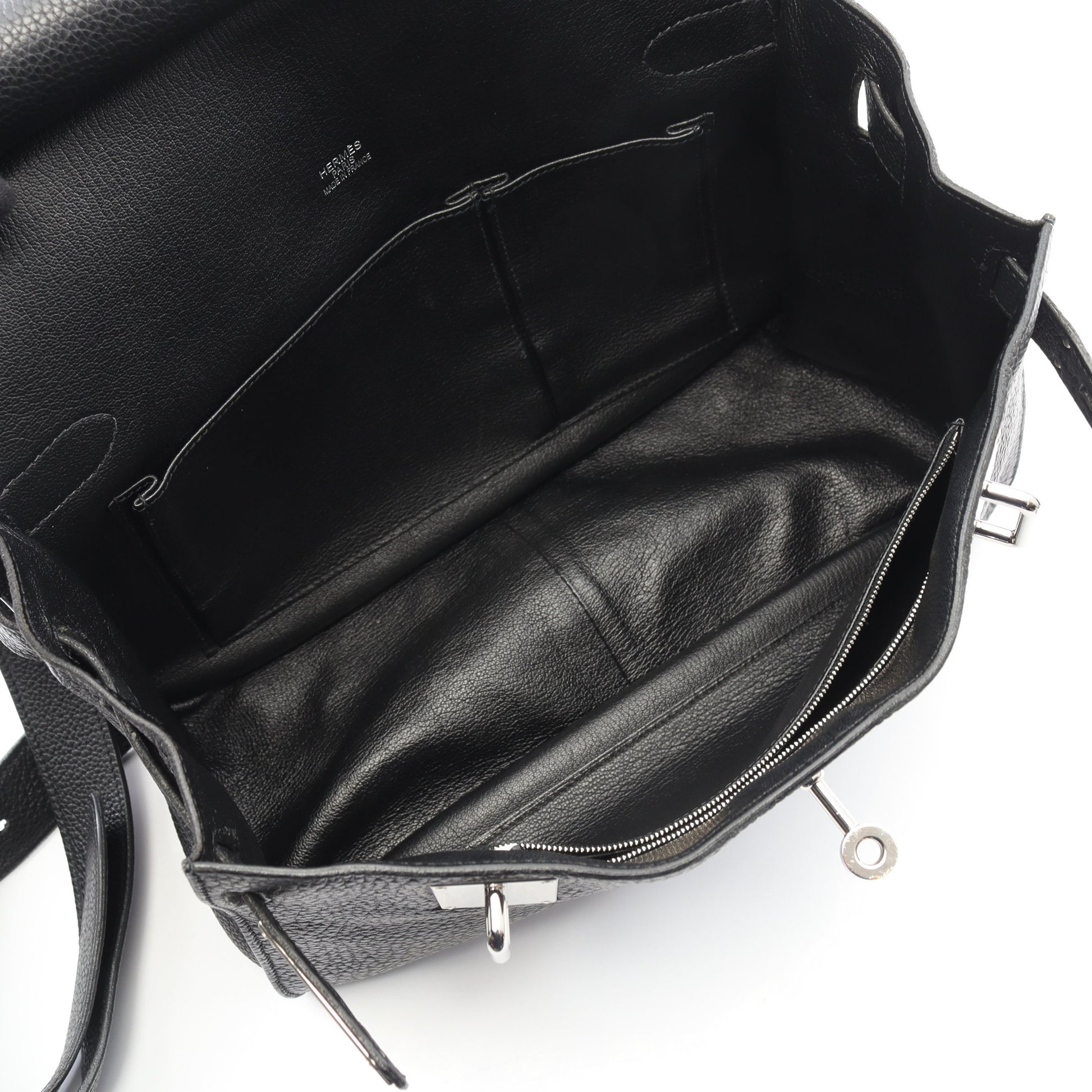 ジプシエール34 ショルダーバッグ トリヨンクレマンス ブラック シルバー金具 □L刻印 エルメス バッグ HERMES