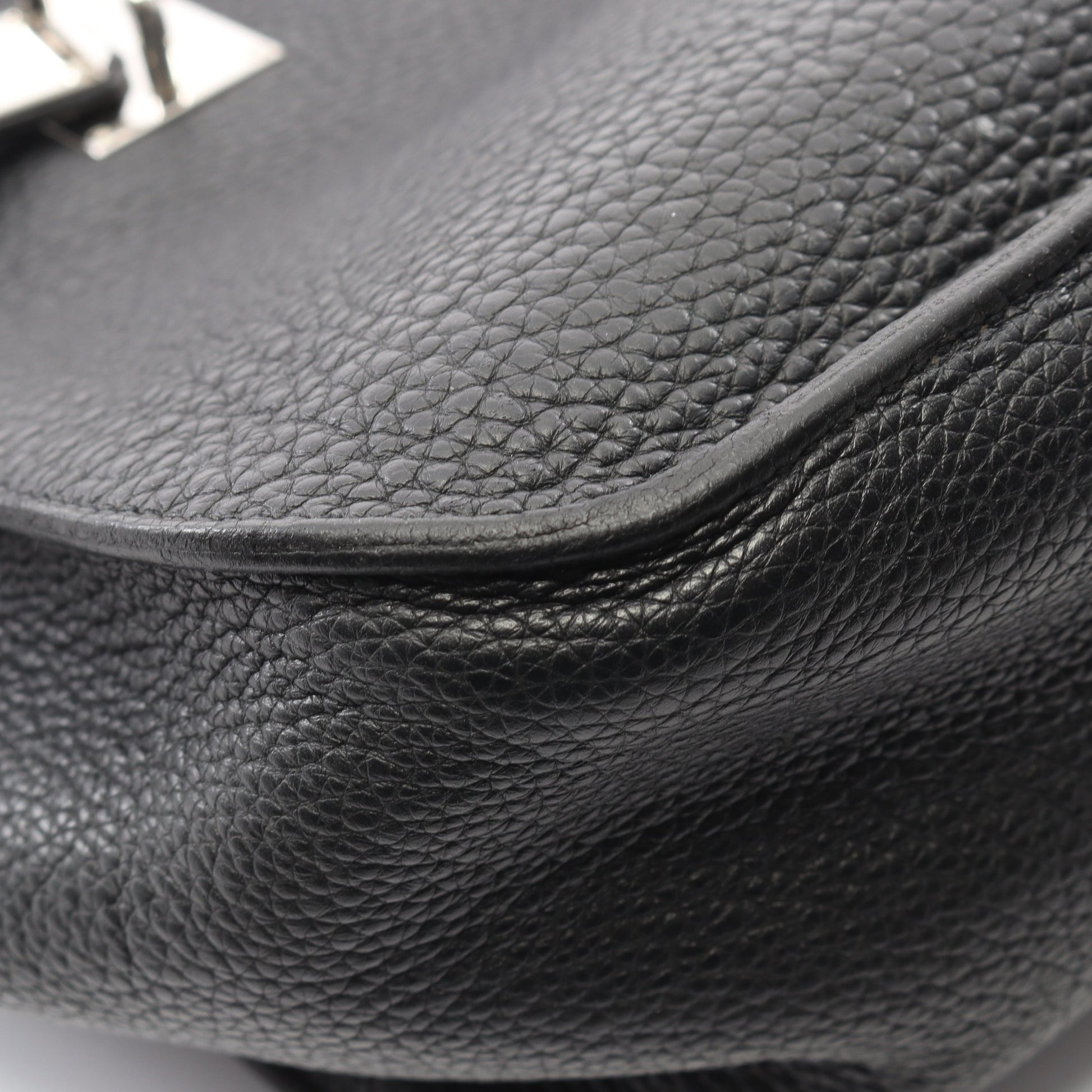 ジプシエール34 ショルダーバッグ トリヨンクレマンス ブラック シルバー金具 □L刻印 エルメス バッグ HERMES