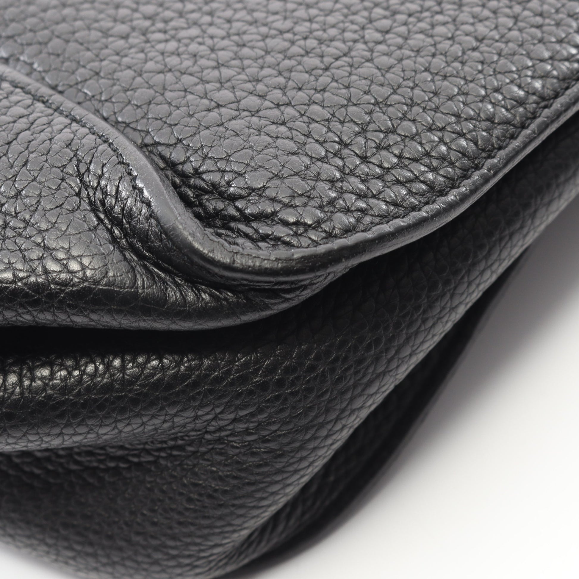 ジプシエール34 ショルダーバッグ トリヨンクレマンス ブラック シルバー金具 □L刻印 エルメス バッグ HERMES