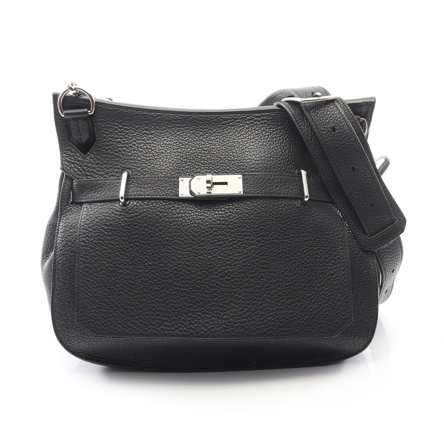 ジプシエール34 ショルダーバッグ トリヨンクレマンス ブラック シルバー金具 □L刻印 エルメス バッグ HERMES