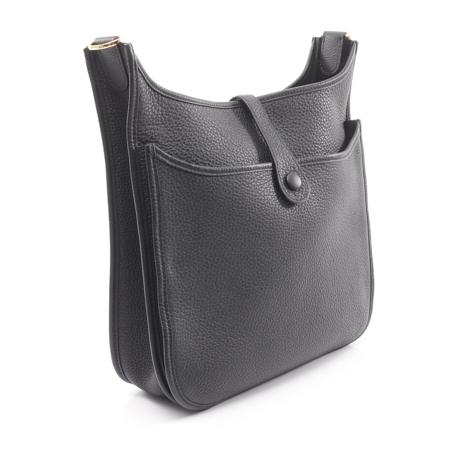 エヴリン 3 トロワ PM ショルダーバッグ トリヨンクレマンス ブラック ゴールド金具 B刻印 エルメス バッグ HERMES