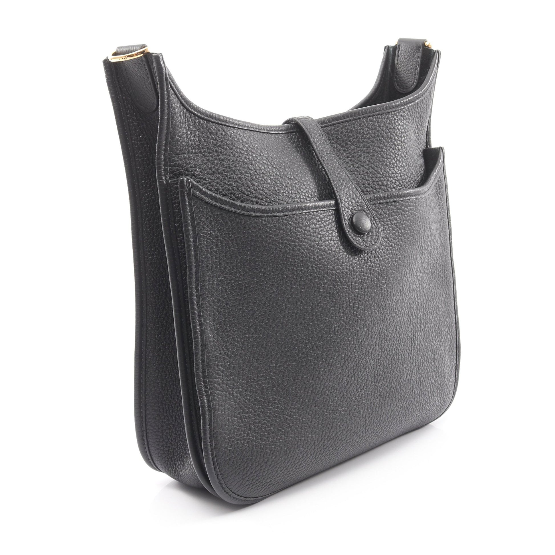 エヴリン 3 トロワ PM ショルダーバッグ トリヨンクレマンス ブラック ゴールド金具 B刻印 エルメス バッグ HERMES